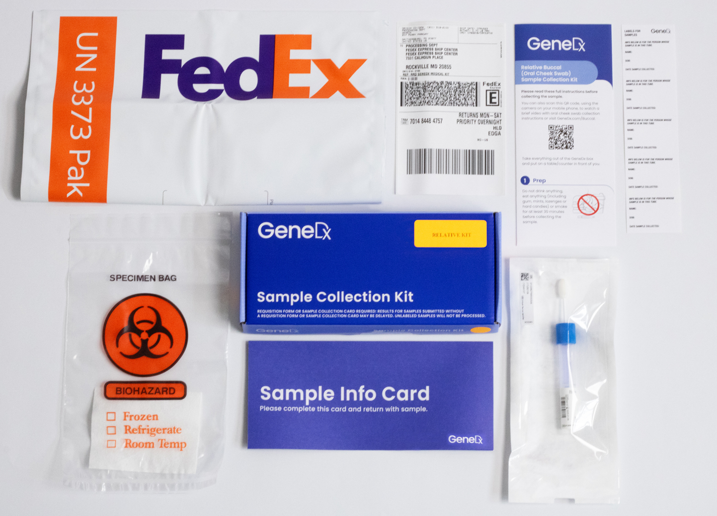 Request supplies for genetic testing | GeneDx | GeneDx